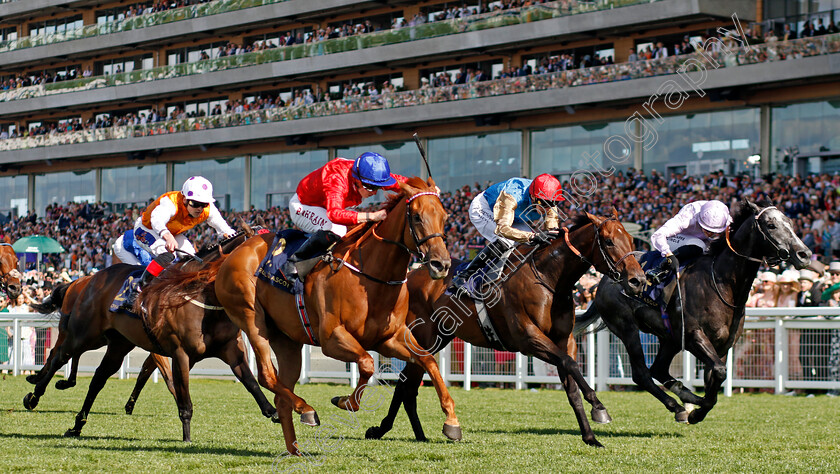 Unequal-Love-0002 
 UNEQUAL LOVE (left, Tom Marquand) beats DARK TROOPER (centre) and ORAZIO (right) in The Wokingham Stakes
Royal Ascot 22 Jun 2024 - Pic Steven Cargill / Racingfotos.com