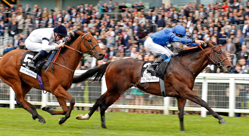 Blue-Point-0003 
 BLUE POINT (William Buick) beats PROJECTION (left) in The John Guest Bengough Stakes Ascot 7 Oct 2017 - Pic Steven Cargill / Racingfotos.com