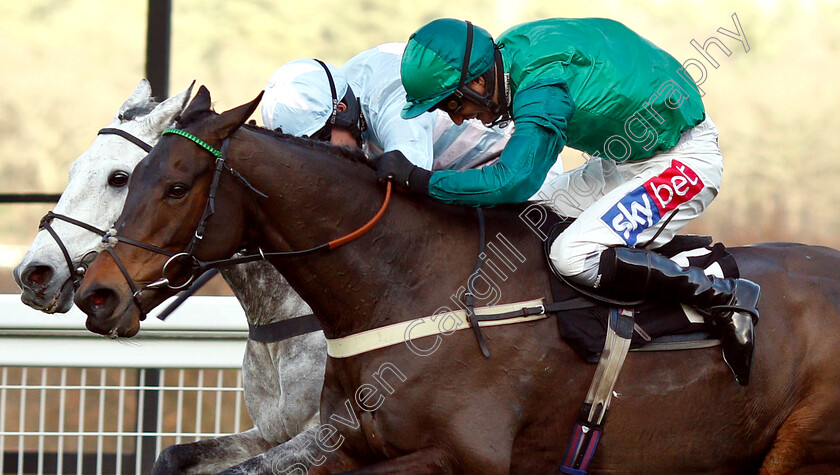 Kildisart-0003 
 KILDISART (Daryl Jacob) beats ACTIVIAL (left) in The Sebastian's Action Trust Graduation Chase
Ascot 22 Dec 2018 - Pic Steven Cargill / Racingfotos.com