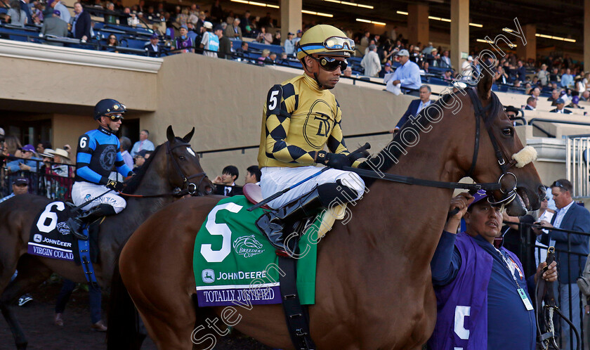 Totally-Justified-0001 
 TOTALLY JUSTIFIED (Manuel Franco)
Del Mar 1 Nov 2024 - Pic Steven Cargill / Racingfotos.com