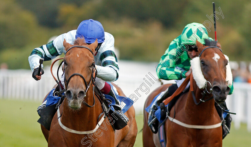 Belated-Breath-0007 
 BELATED BREATH (left, Oisin Murphy) wins The European Bloodstock News EBF Lochsong Fillies Handicap
Salisbury 5 Sep 2019 - Pic Steven Cargill / Racingfotos.com