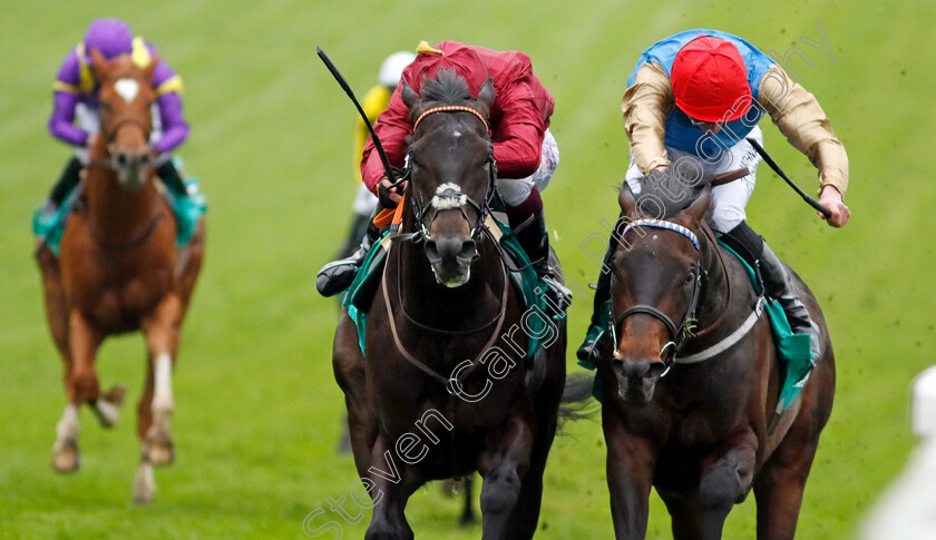 Evade-0003 
 EVADE (left, Oisin Murphy) beats NATIVE AMERICAN (right) in The Aston Martin Surrey Stakes
Epsom 31 May 2024 - pic Steven Cargill / Racingfotos.com