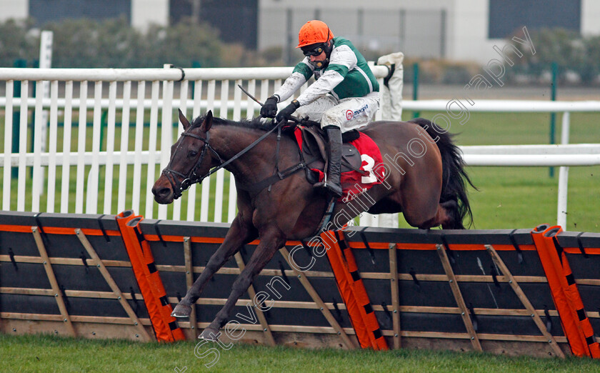 Flash-The-Steel-0002 
 FLASH THE STEEL (Harry Skelton) wins The Get Your Ladbrokes £1 Free Bet Today Handicap Hurdle
Newbury 28 Nov 2020 - Pic Steven Cargill / Racingfotos.com