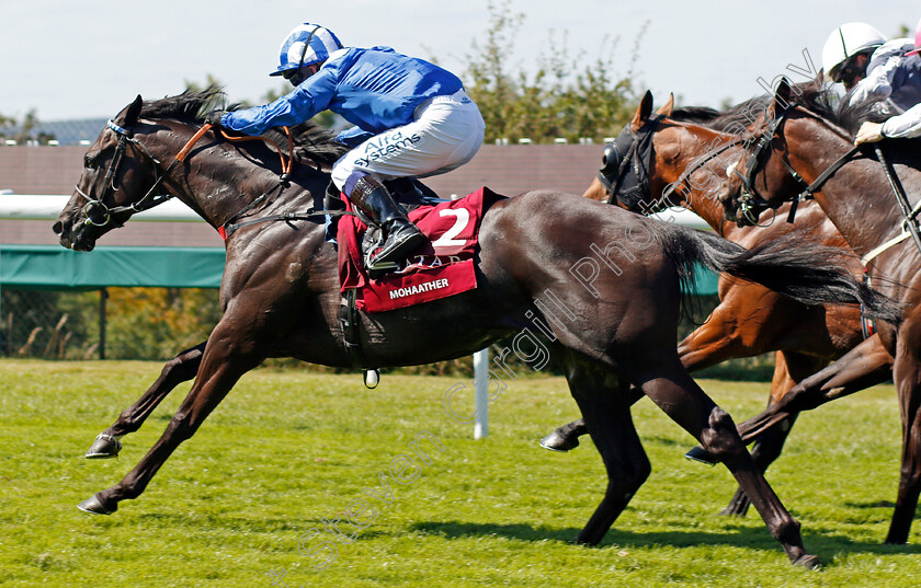 Mohaather-0009 
 MOHAATHER (Jim Crowley) wins The Qatar Sussex Stakes
Goodwood 29 Jul 2020 - Pic Steven Cargill / Racingfotos.com