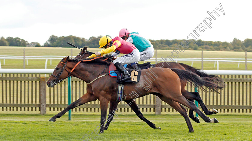 Dramatic-Device-0001 
 DRAMATIC DEVICE (Pat Cosgrave) wins The Weatherbys TBA Handicap
Newmarket 26 Sep 2019 - Pic Steven Cargill / Racingfotos.com