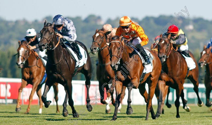 Rose-Premium-0007 
 ROSE PREMIUM (Cristian Demuro) wins The Prix Moonlight Cloud
Deauville 7 Aug 2022 - Pic Steven Cargill / Racingfotos.com