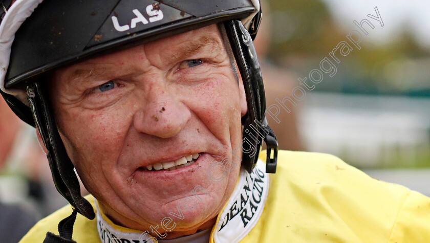 Jimmy-Quinn-0003 
 Jimmy Quinn after winning The Racing With Resilience Headways Winning Spirit Handicap on LOST IN TIME
Yarmouth 22 Oct 2024 - Pic Steven Cargill / Racingfotos.com