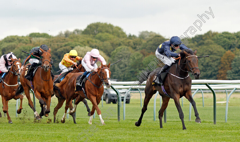 Cet-Horizon-0002 
 CET HORIZON (Daniel Tudhope) wins The British EBF Maiden Fillies Stakes
Nottingham 13 Oct 2021 - Pic Steven Cargill / Racingfotos.com