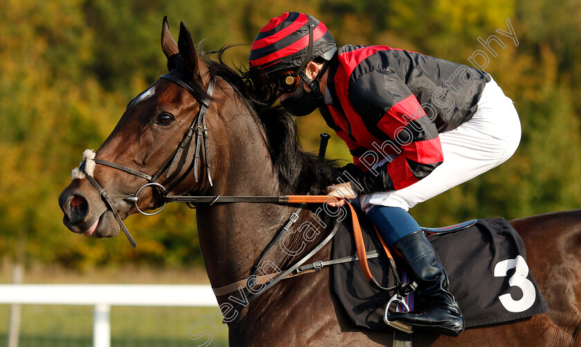 La-Dragontea-0001 
 LA DRAGONTEA (William Buick) before winning The EBF Fillies Novice Stakes
Chelmsford 20 Sep 2020 - Pic Steven Cargill / Racingfotos.com