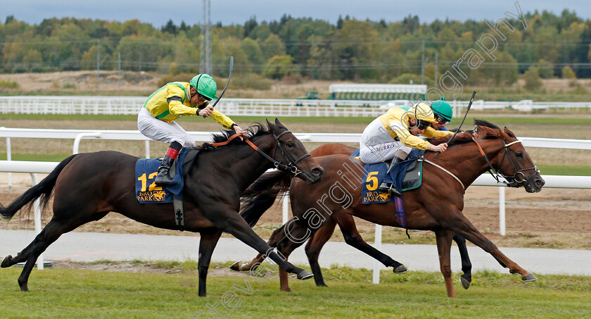 Corinthia-Knight-0003 
 CORINTHIA KNIGHT (Luke Morris) beats PUDS (left) in The Clarion Sign Bro Park Sprint Championship
Bro Park, Sweden 22 Sep 2019 - Pic Steven Cargill / Racingfotos.com