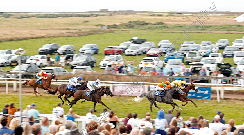 Man-Of-The-Sea-0002 
 MAN OF THE SEA (yellow, Brendan Powell) wins The Sue & Nigel Pritchard Sprint Handicap
Les Landes, Jersey 26 Aug 2019 - Pic Steven Cargill / Racingfotos.com