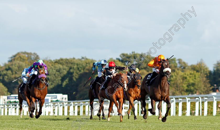 Rajinksy-0001 
 RAJINSKY (Pierre-Louis Jamin) wins The 25 Years Since Frankie's Magnificent Seven Handicap
Ascot 1 Oct 2021 - Pic Steven Cargill / Racingfotos.com