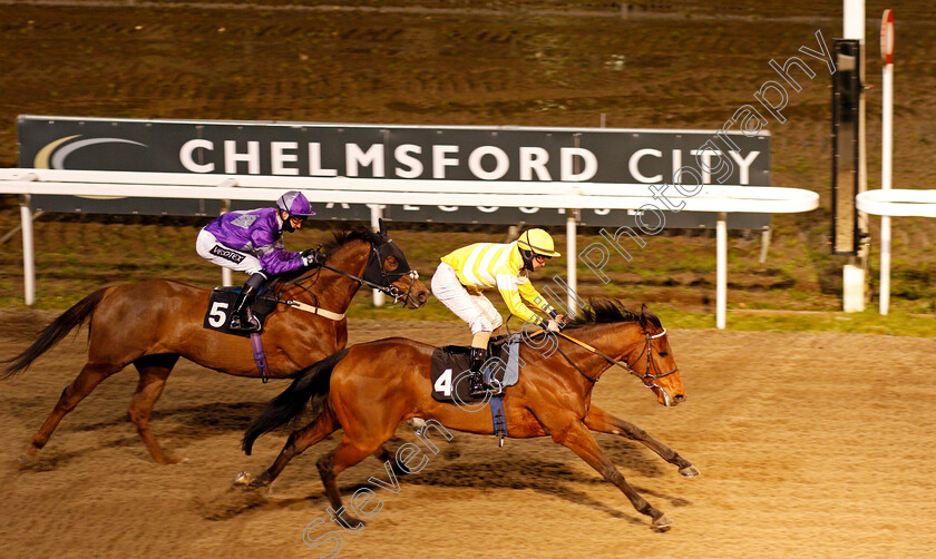 Disarming-0005 
 DISARMING (Richard Kingscote) wins The Racing Welfare Handcap Div2
Chelmsford 18 Feb 2021 - Pic Steven Cargill / Racingfotos.com