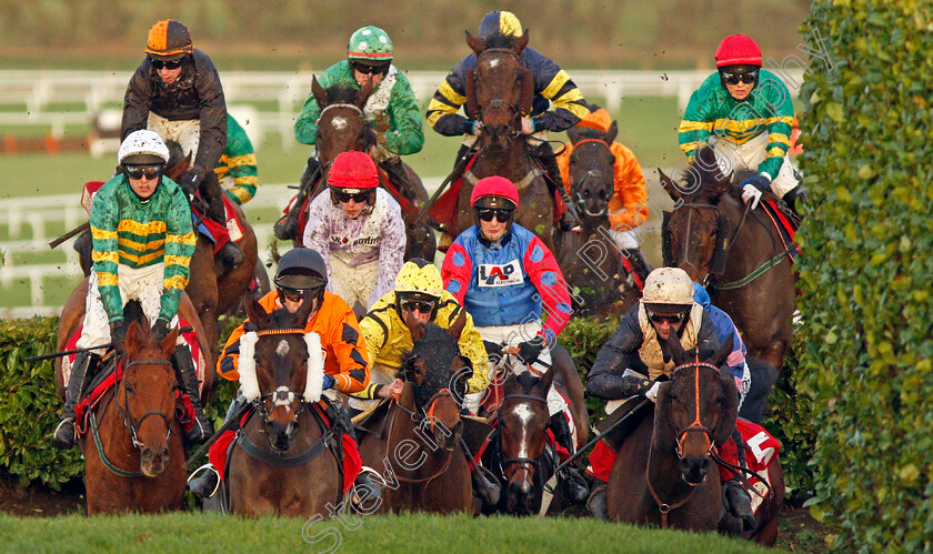 Easysland-0001 
 EASYSLAND (bottom right, Jonathan Plouganou) on his way to winning The Glenfarclas Cross Country Handicap Chase
Cheltenham 13 Dec 2019 - Pic Steven Cargill / Racingfotos.com