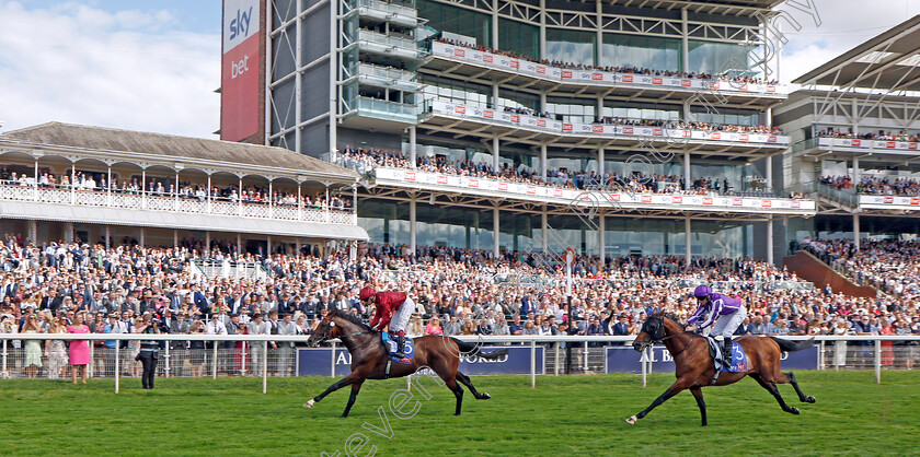 Middle-Earth-0002 
 MIDDLE EARTH (Oisin Murphy) beats DENMARK (right) in The Sky Bet Melrose Stakes
York 26 Aug 2023 - Pic Steven Cargill / Racingfotos.com