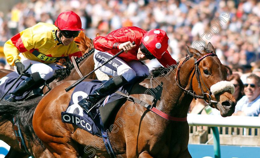 Mabs-Cross-0004 
 MABS CROSS (Paul Mulrennan) wins The Longholes Palace House Stakes Newmarket 5 May 2018 - Pic Steven Cargill / Racingfotos.com