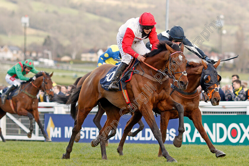 Pacha-Du-Polder-0004 
 PACHA DU POLDER (Harriet Tucker) wins The St James's Place Foxhunter Challenge Cup Cheltenham 16 mar 2018 - Pic Steven Cargill / Racingfotos.com