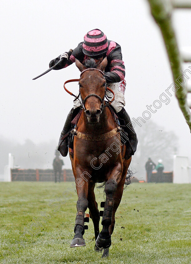 Nayati-0001 
 NAYATI (Wayne Hutchinson) wins The Horse Comes First Juvenile Hurdle Ascot 20 Jan 2018 - Pic Steven Cargill / Racingfotos.com