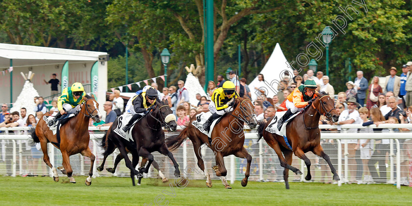 Honey-Star-0004 
 HONEY STAR (Ronan Thomas) beats BOUJEE FILLY (2nd right) in The Prix de la Cauviniere
Deauville 3 Aug 2024 - Pic Steven Cargill / Racingfotos.com