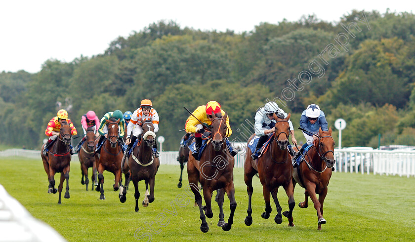 Undertheboardwalk-0002 
 UNDERTHEBOARDWALK (centre, Oisin Murphy) beats PEINTRE D'ETOILES (2nd right) and RED GENESIS (right) in The Sorvio Insurance Brokers Novice Stakes Div2
Salisbury 12 Aug 2021 - Pic Steven Cargill / Racingfotos.com