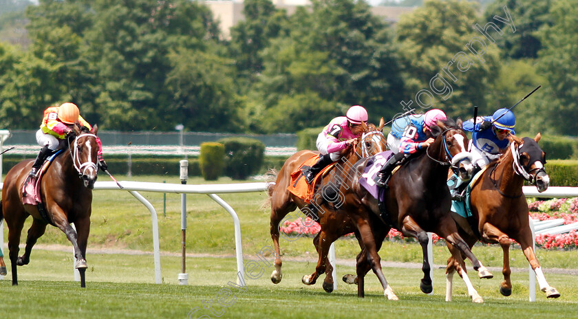 Noble-Jewel-0001 
 NOBLE JEWEL (2nd right, Joel Rosario) beats ANDRETTA (right) in Maiden
Belmont Park USA 7 Jun 2019 - Pic Steven Cargill / Racingfotos.com