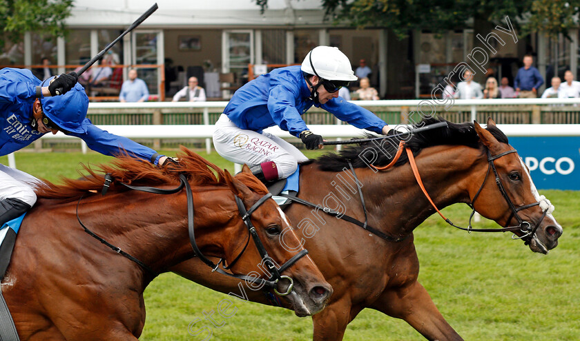 Live-Your-Dream-0004 
 LIVE YOUR DREAM (right, Oisin Murphy) beats GLOBAL STORM (left) in The bet365 Trophy
Newmarket 9 Jul 2021 - Pic Steven Cargill / Racingfotos.com