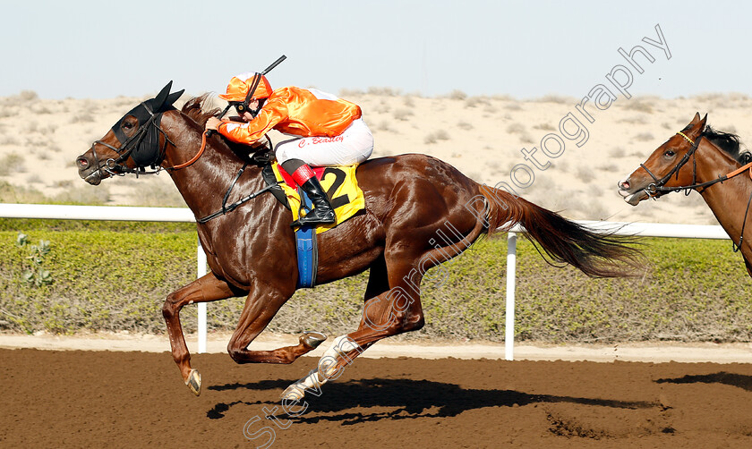 Golden-Jaguar-0005 
 GOLDEN JAGUAR (Connor Beasley) wins The Shadwell Farm Conditions Race
Jebel Ali 11 Jan 2019 - Pic Steven Cargill / Racingfotos.com