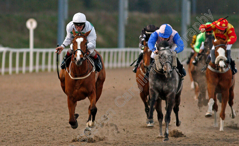 Aventuriere-0002 
 AVENTURIERE (Franny Norton) beats BEAT THE BREEZE (right) in The chelmsfordcityracecourse.com Handicap
Chelmsford 1 Apr 2021 - Pic Steven Cargill / Racingfotos.com