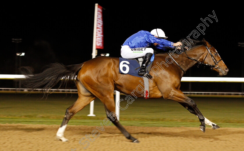 Endless-Echoes-0007 
 ENDLESS ECHOES (Luke Morris) wins The Ladbrokes Home Of The Odds Boost Fillies Novice Stakes
Wolverhampton 20 Jan 2020 - Pic Steven Cargill / Racingfotos.com