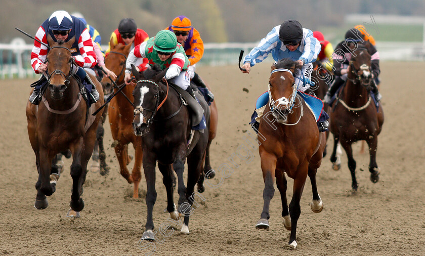 Sotomayor-0003 
 SOTOMAYOR (right, Tom Marquand) beats THE JEAN GENIE (centre) and SAUCHIEHALL STREET (left) in The Betway Handicap
Lingfield 23 Mar 2019 - Pic Steven Cargill / Racingfotos.com