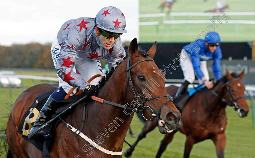 Simons-King-0006 
 SIMONS KING (Ben Curtis) wins The Beaten By A Head At Mansionbet EBF Maiden Stakes
Nottingham 4 Nov 2020 - Pic Steven Cargill / Racingfotos.com