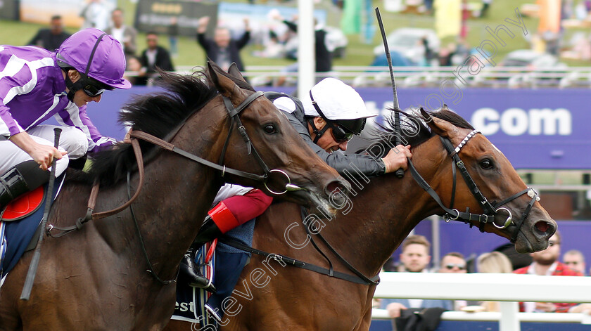 Annapurna-0006 
 ANAPURNA (Frankie Dettori) beats PINK DOGWOOD (left) in The Investec Oaks
Epsom 31 May 2019 - Pic Steven Cargill / Racingfotos.com