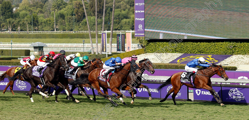 Master-Of-The-Seas-0007 
 MASTER OF THE SEAS (centre, William Buick) beats MAWJ (right) in The Breeders' Cup Mile
Santa Anita 4 Nov 2023 - Pic Steven Cargill / Racingfotos.com