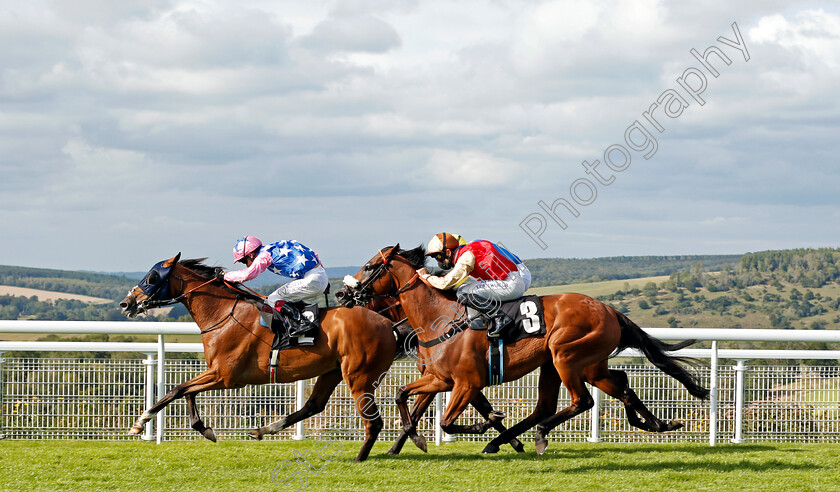 Seinesational-0004 
 SEINESATIONAL (Oisin Murphy) beats C'EST LA MOUR (right) in The Ladbrokes Get Your Daily Odds Boost Handicap
Goodwood 29 Aug 2020 - Pic Steven Cargill / Racingfotos.com