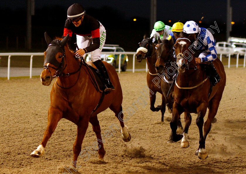 Gentlemen-0003 
 GENTLEMEN (Josephine Gordon) wins The totepool Cashback Club At totesport.com Handicap
Chelmsford 20 Feb 2019 - Pic Steven Cargill / Racingfotos.com