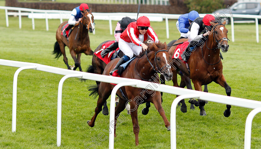 Jamih-0002 
 JAMIH (Nicky Mackay) beats MARECHAL NEY (right) in The Randox Health British EBF Maiden Stakes
Sandown 16 Jun 2018 - Pic Steven Cargill / Racingfotos.com