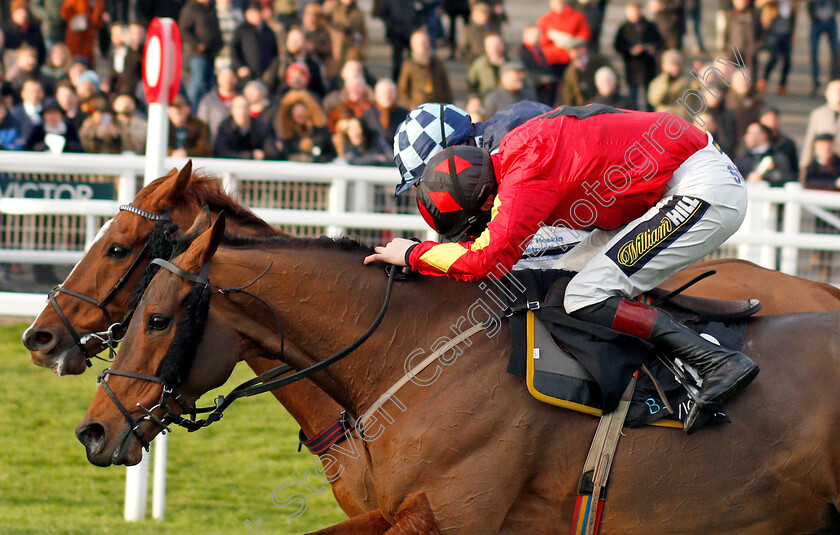 Cogry-0008 
 COGRY (Sam Twiston-Davies) beats ROCK THE KASBAH (farside) in The BetVictor Handicap Chase
Cheltenham 13 Dec 2019 - Pic Steven Cargill / Racingfotos.com