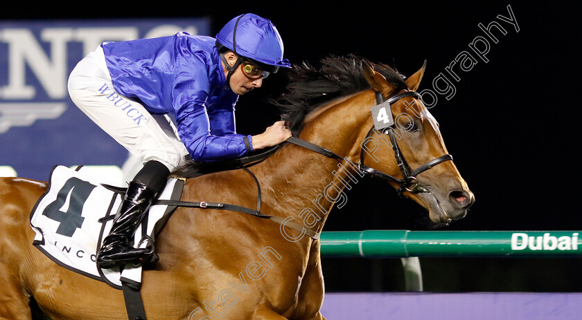 Legend-Of-Time-0001 
 LEGEND OF TIME (William Buick) wins The Jumeirah Guineas
Meydan 2 Feb 2024 - Pic Steven Cargill / Racingfotos.com