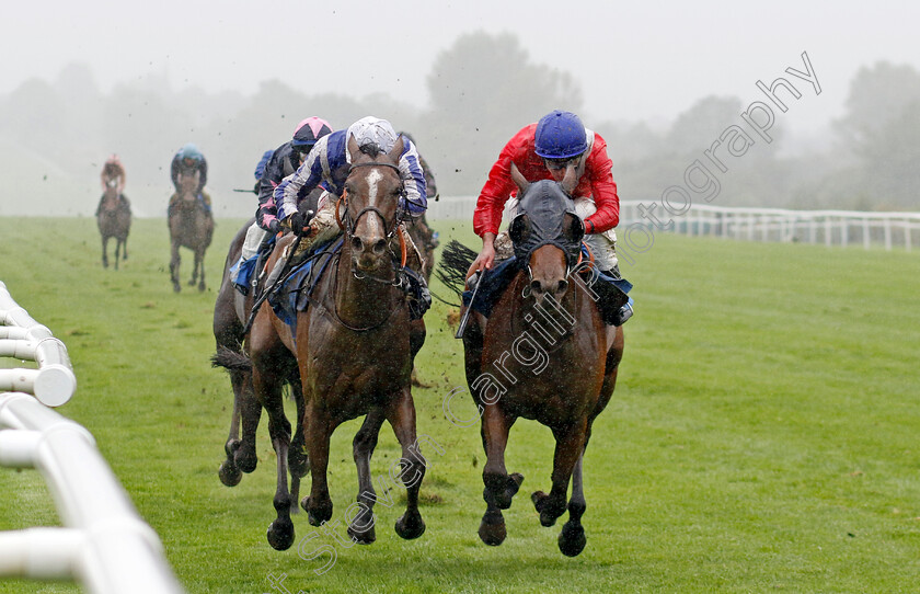 Islanova-0003 
 ISLANOVA (right, Ryan Moore) beats LAURA BAY (left) in The British EBF Fillies Handicap
Leicester 10 Sep 2024 - Pic Steven Cargill / Racingfotos.com