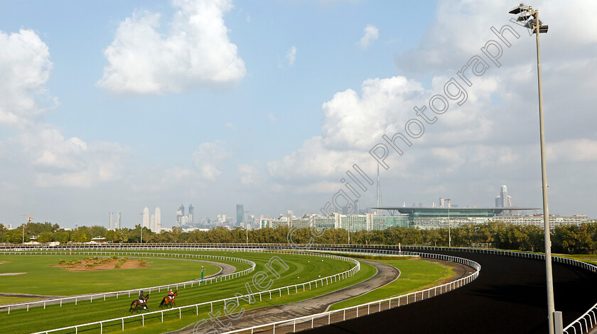 Meydan-0001 
 SEVEN QUESTIONS and FROST AT DAWN training at the Dubai Racing Carnival 
Meydan 4 Jan 2024 - Pic Steven Cargill / Racingfotos.com