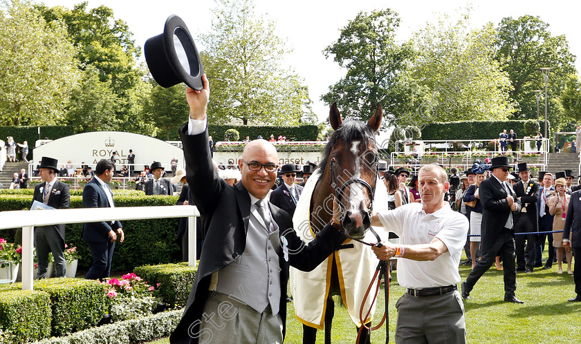 Advertise-0013 
 ADVERTISE with Amer Abdulaziz after The Commonwealth Cup
Royal Ascot 21 Jun 2019 - Pic Steven Cargill / Racingfotos.com