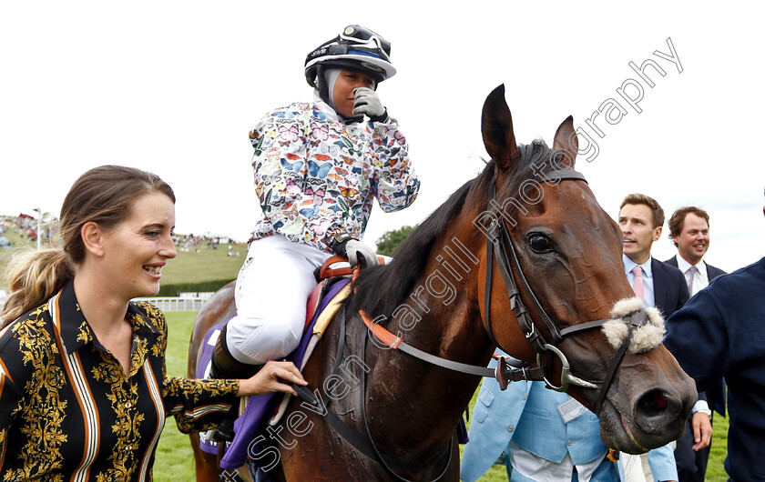 Haverland-0005 
 HAVERLAND (Khadijah Mellah) after The Magnolia Cup
Goodwood 1 Aug 2019 - Pic Steven Cargill / Racingfotos.com