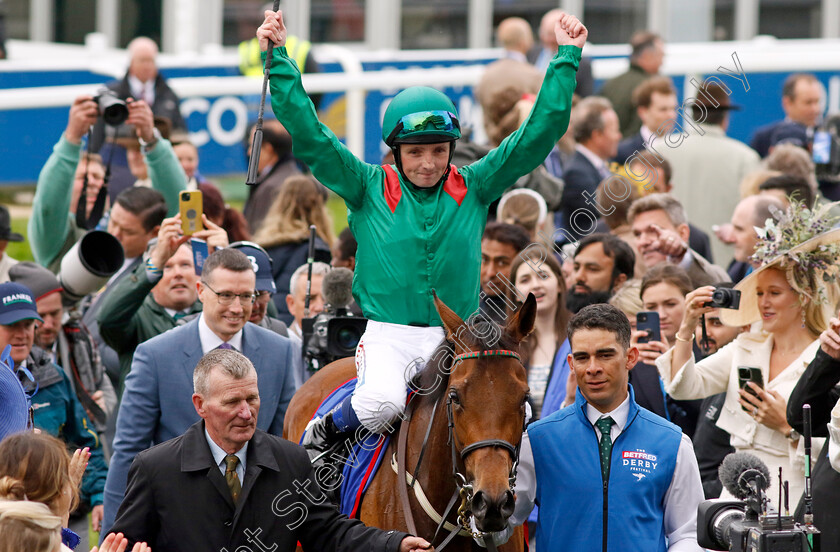 Ezeliya-0020 
 EZELIYA (Chris Hayes) winner of The Betfred Oaks
Epsom 31 May 2024 - pic Steven Cargill / Racingfotos.com