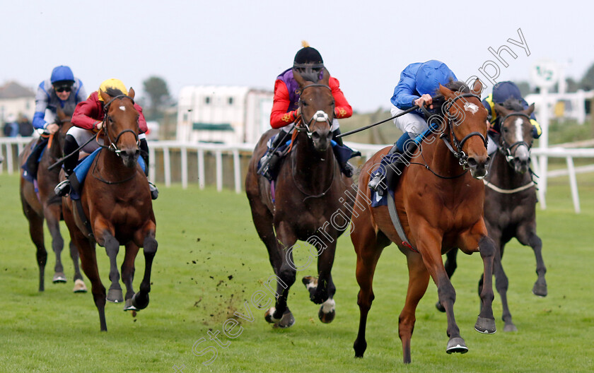 Edge-Of-Blue-0005 
 EDGE OF BLUE (William Buick) wins The EBF Future Stayers Maiden Stakes
Yarmouth 19 Sep 2023 - Pic Steven Cargill / Racingfotos.com