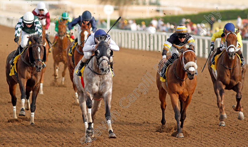 Chiefdom-0009 
 CHIEFDOM (2nd left, Royston Ffrench) beats SHAMAAL NIBRAS (2nd right) in The Jebel Ali Mile
Jebel Ali 24 Jan 2020 - Pic Steven Cargill / Racingfotos.com