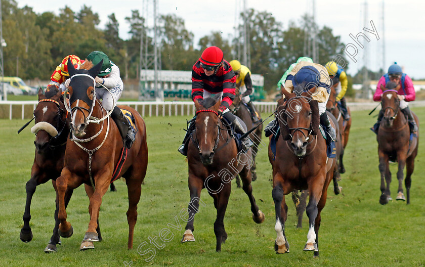 Hard-One-To-Please-0004 
 HARD ONE TO PLEASE (left, Pat Cosgrave) beats OUTBOX (right) in The Stockholm Cup International
Bro Park, Sweden 18 Sep 2022 - Pic Steven Cargill / Racingfotos.com