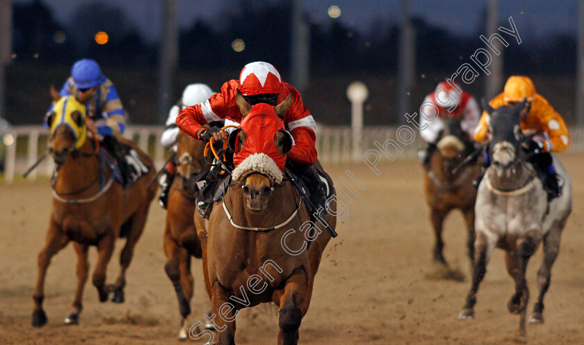 Krazy-Paving-0004 
 KRAZY PAVING (Callum Hutchinson) wins The tote Placepot Your First Bet All Weather Hands And Heels Apprentice Classified Stakes
Chelmsford 22 Jan 2021 - Pic Steven Cargill / Racingfotos.com