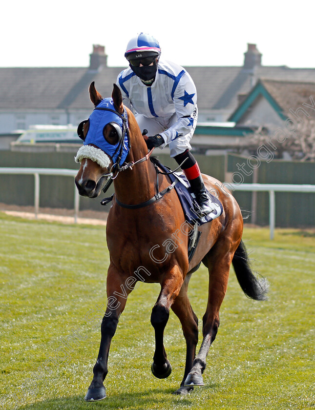 Afro-Blue-0002 
 AFRO BLUE (Josephine Gordon)
Yarmouth 20 Apr 2021 - Pic Steven Cargill / Racingfotos.com