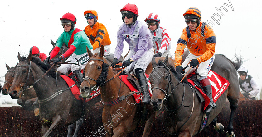 The-Conditional-0003 
 THE CONDITIONAL (left, Tom Cannon) beats ROLLING DYLAN (centre, Micheal Nolan) and BACK TO THE THATCH (right, Richard Johnson) in The Matchbook Betting Exchange Handicap Chase
Cheltenham 26 Oct 2019 - Pic Steven Cargill / Racingfotos.com