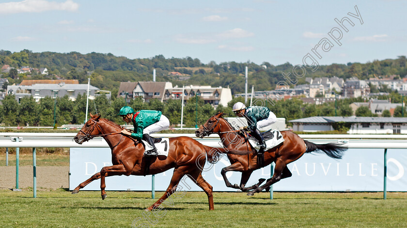 Rajapour-0004 
 RAJAPOUR (Christophe Soumillon) wins The Prix de Crevecoeur
Deauville 6 Aug 2022 - Pic Steven Cargill / Racingfotos.com